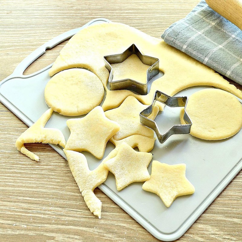 Jidyllic 10 Pcs Star Cookie Cutters Set