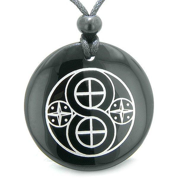 BestAmulets Amulet of Infinite Creation Powers Materializations Energies Black Agate