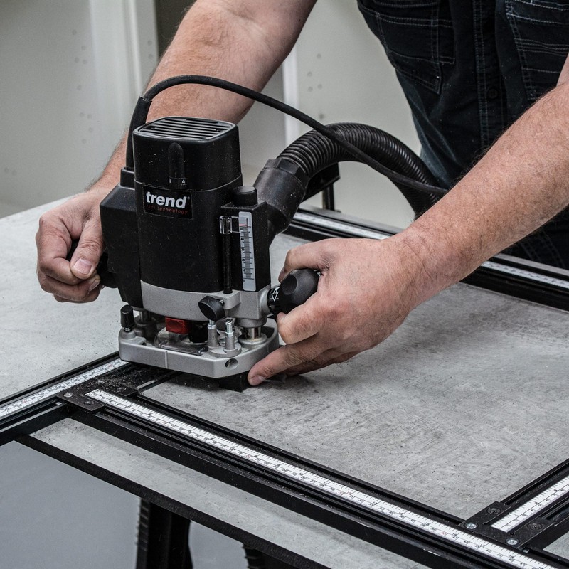 Trend Varijig Adjustable Rectangle Router Jig & Template System, Precision