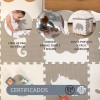 Tapete Para Bebé Antideslizante Alta Calidad Protección Jueg Multicolor Nombre
