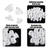 120 White Plastic Hole Plugs, 1 Storage Box, Screw Hole