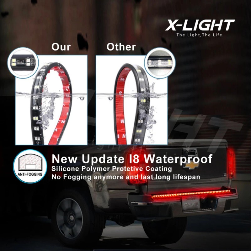 X-LIGHT RedLine 60" LED Tailgate Bar Turn Signal Light Truck