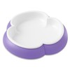 Baby Feeding Set - Pink Soft Bib, Purple Plate, Purple