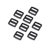 Baitoo Tri glide Slider,Heavy Duty Plastic Tri Glide Slide Buckle