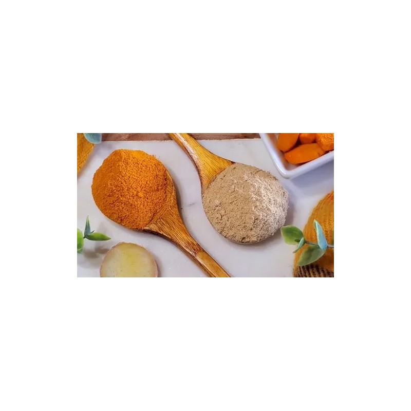 Curcuma Y Jengibre En Polvo 250 G C/u 100% Natural