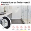 Steinberg14 White Diameter 100 mm Exhaust Air Disc Valve with