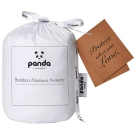 Panda Bamboo Mattress Protector - EU Single