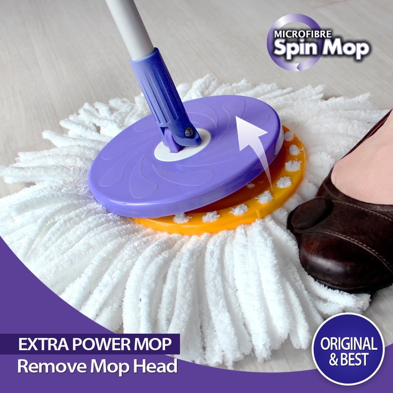 White Magic Extra Power Microfibre Mop Head – Advanced Microfibre