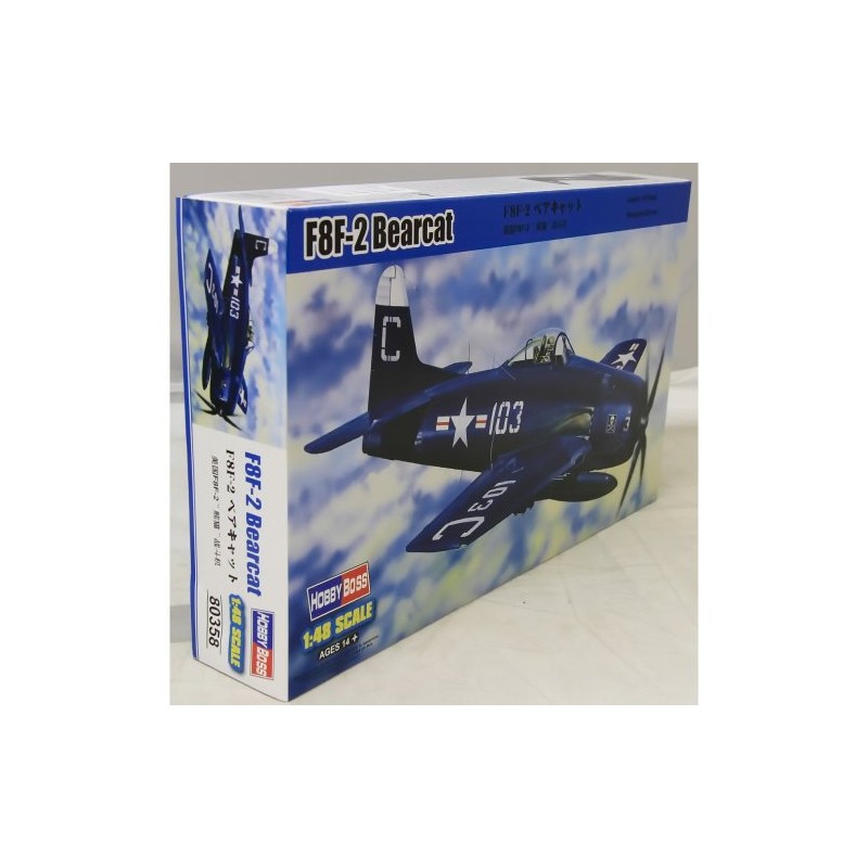 Hobbyboss 1:48 Scale F8F-2 Bearcat Assembly Kit