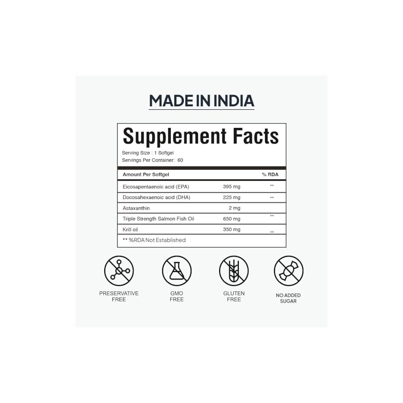 Aceite de krill Miduty de Palak Notes - Aceite de