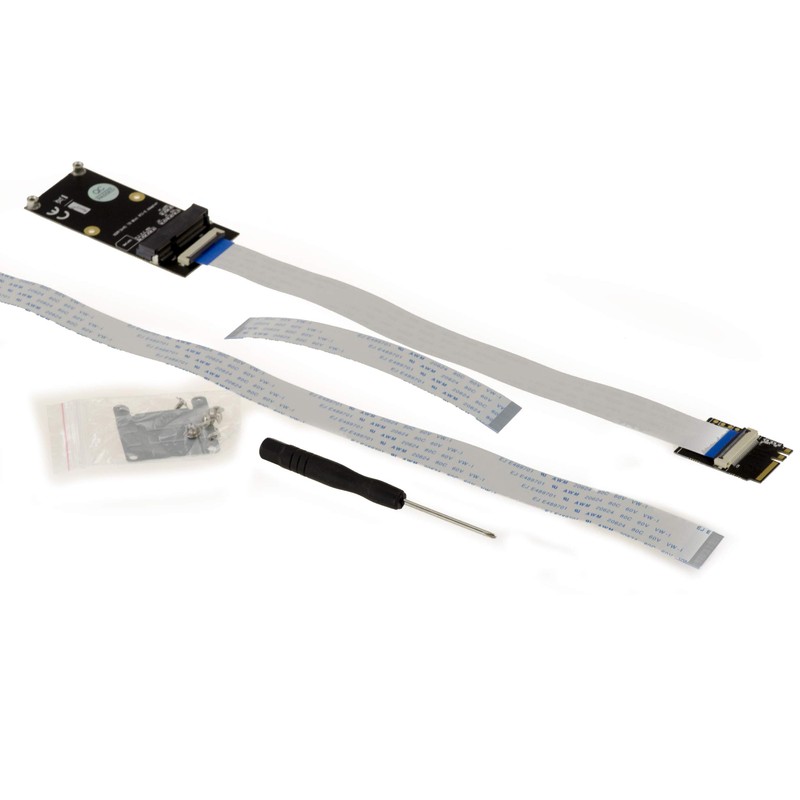 KALEA-INFORMATIQUE. Converter Mini PCIe to M.2 Key A E Connector