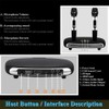 Wireless BT Karaoke Set with Double Wireless BT Microphone for