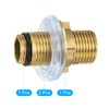 sourcing map 1 Pcs 46mm Faucet Extension Threaded Pipe Mounting