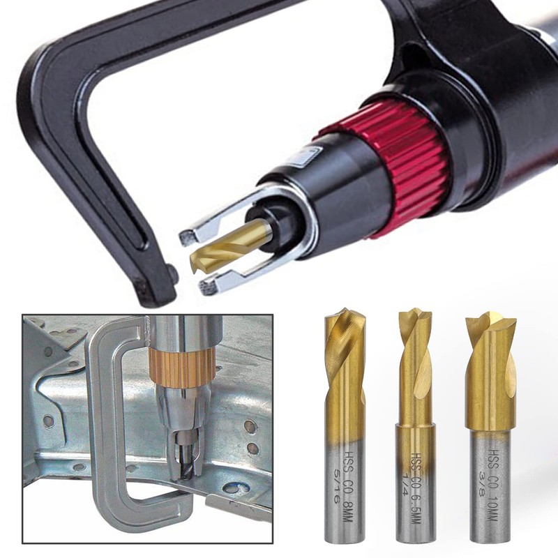 Yakamoz 3Pcs Spot Weld Drill Bit Set CO Cobalt Spot