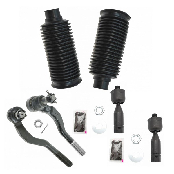 Front Driver & Passenger Side Steering Kit Steering Rack &