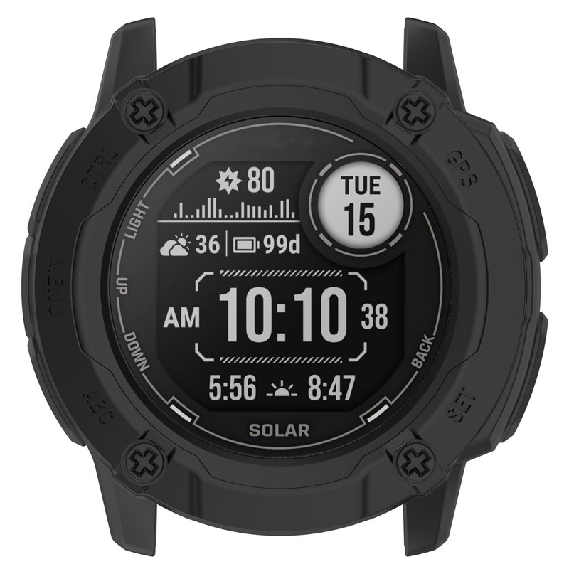 AWADUO Compatible With Garmin instinct 2X TPU Protective Case Cover,