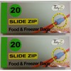 Tidyz 2 X Sandwich Slide Zip Food & Freezer Ultimate