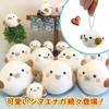 Kinagani Shima Enaga Plush Ball Chain Keychain, Mascot, Shima Enaga,