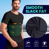 FlyJumper Men's Compression Shirt Tummy Control Shapewear Body Shaper Slim