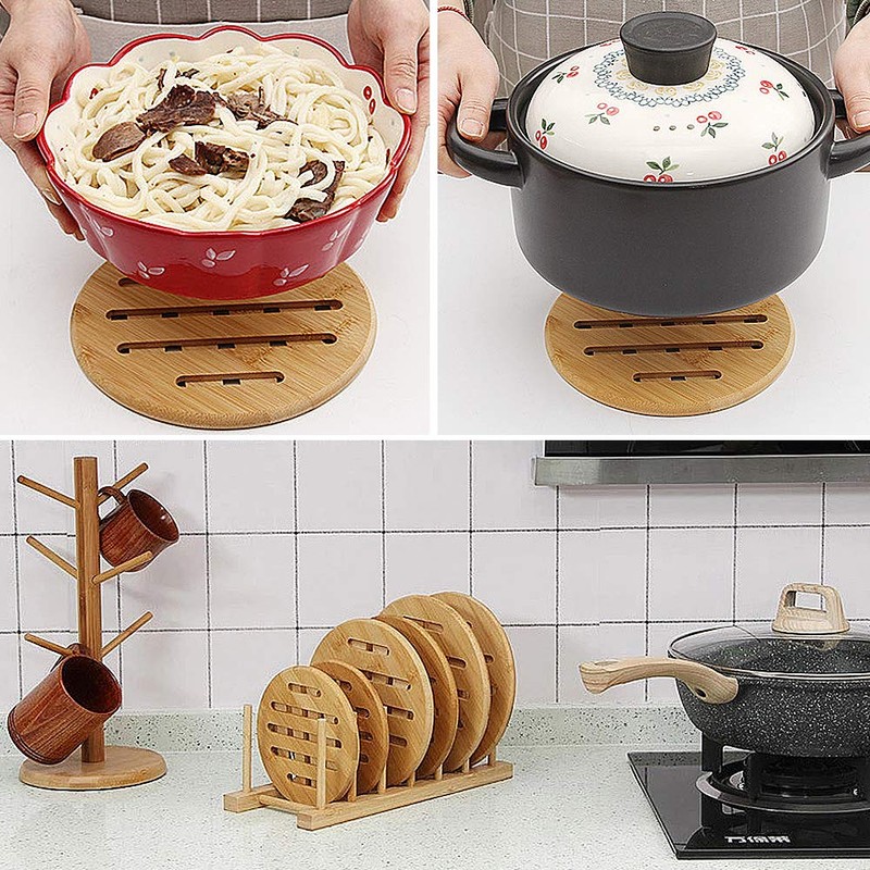 XGzhsa Pot Trivet, Heat Resistant Mat Kitchen, 2 Pieces, Various