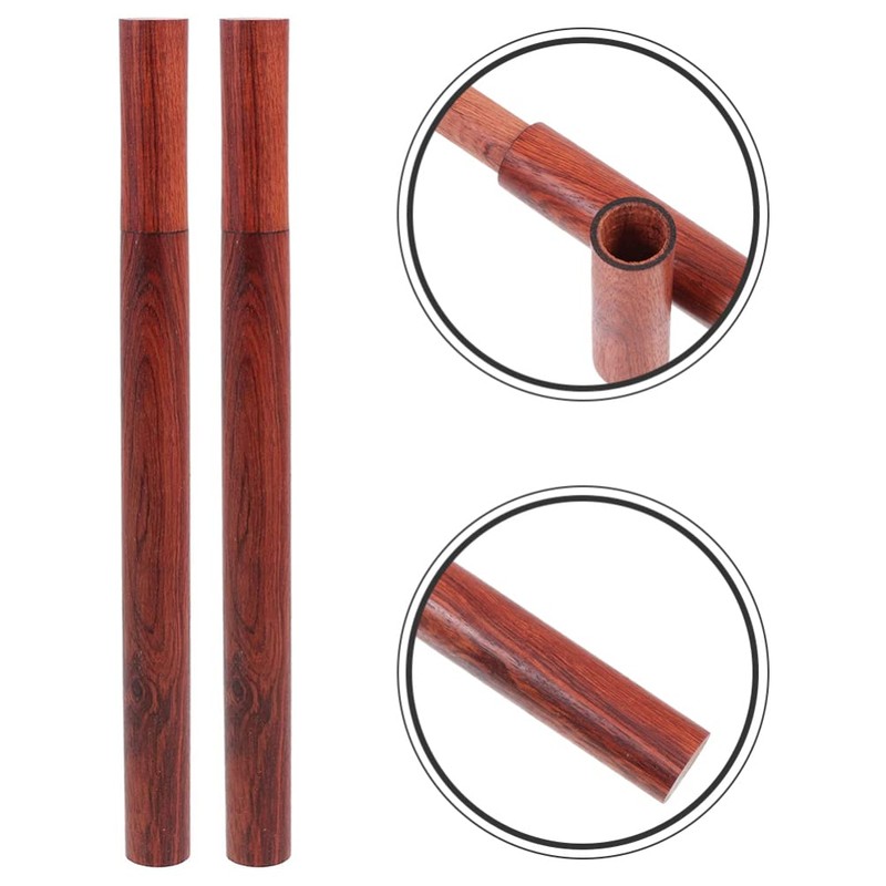 LIFKOME 2Pcs Wooden Incense Tube Wood Incense Stick Holder Incense