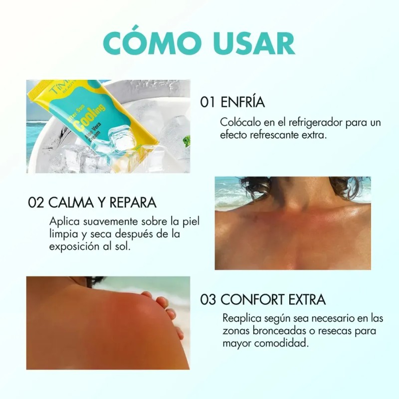 Timmi Beauty After Sun Gel Aloe Vera Calmante Hidratante 50g