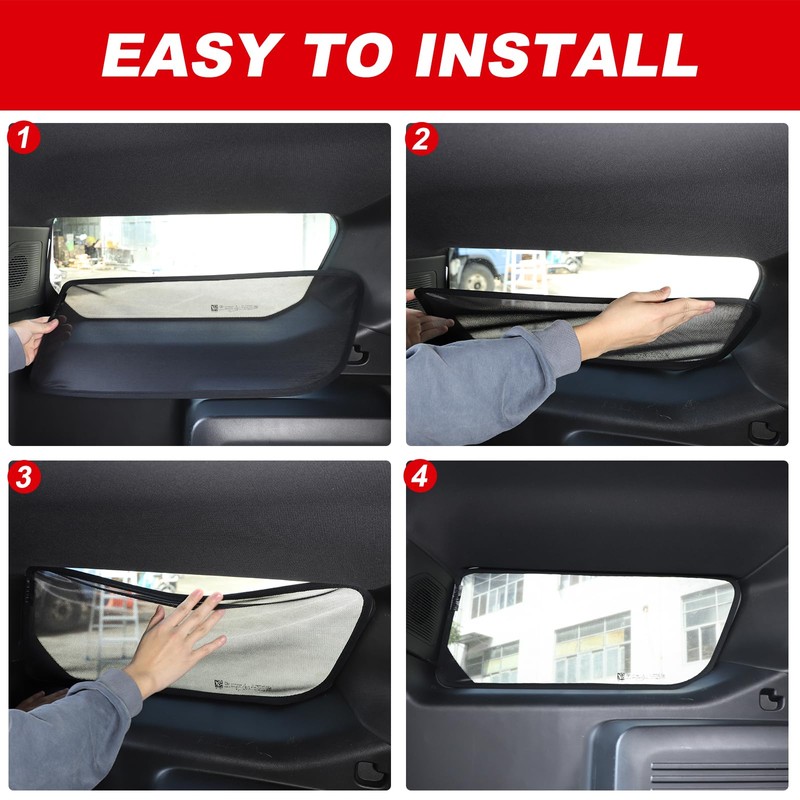for Hummer EV SUV Accessories Car Rear Window Sunshade-Sun UV