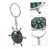 Gatuida Mini Compass Keyring Portable Hiking Navigation Tool Durable Design