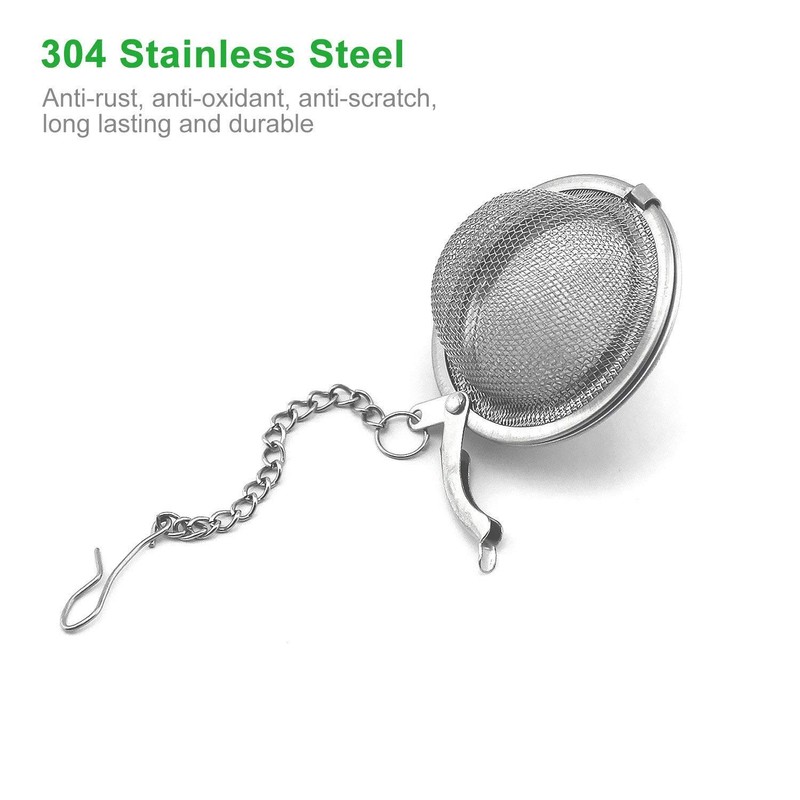 GOLF Tea Infuser,Extra Fine Mesh Tea Cup Filter Silicone Handle
