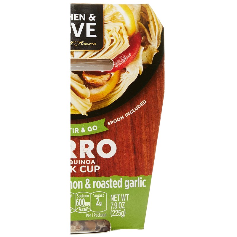Kitchen & Love Artichoke, Lemon, and Roasted Garlic Farro Quick