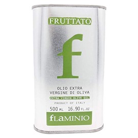 Flaminio Fruttato Extra Virgin Olive Oil, Cold Pressed, Product of Italy, 500 ML (16.9 Ounce) Tin