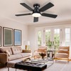 Mpayel Ceiling Fans with Lights- 46" Low Profile Indoor Ceiling