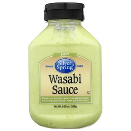 Silver Springs Hot Wasabi Sauce, Kosher, Gluten Free, 9.25 Ounce (Pack of 9)