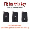 HIBEYO Car Key Case Fits Lexus Key Case Cover TPU