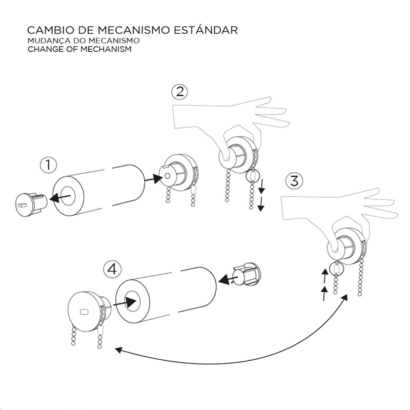 Blindecor | Kit di meccanismo per tende avvolgibili | Compatibile