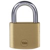 Yale - Y110B/40/122/2 Standard Security 40mm Brass Padlock, Pack of