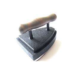 Merci Iron Shape Miniblings Stamp Scrapbook Stamping 4 x 3 cm Wood