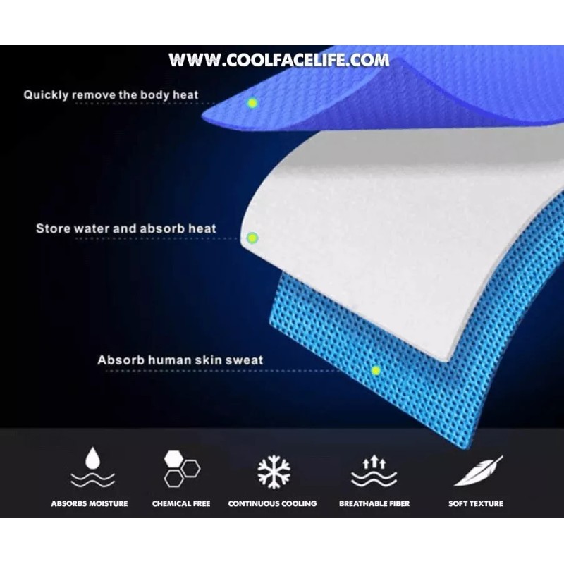 CoolFace Belize Cool Rag