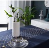 Bishilin Navy Blue Polyester Tablecloth, Rectangular Tablecloth Set Outdoor Dining