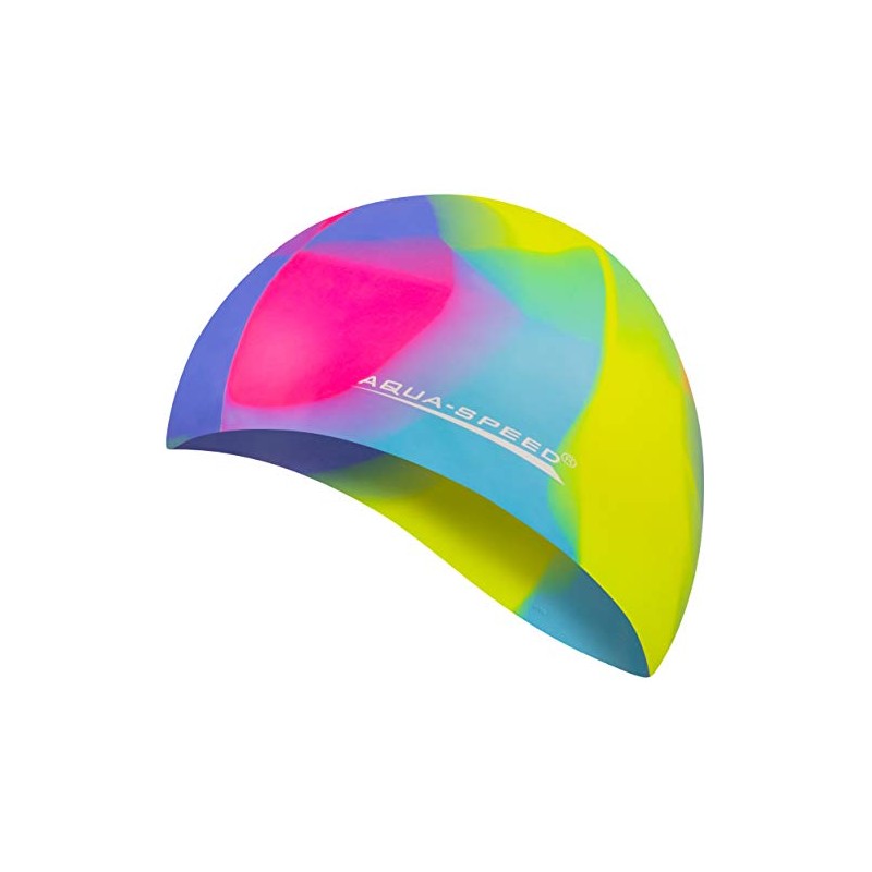 Aqua Speed Swimming Cap for Men, Bathing Cap Multi-Coloured with