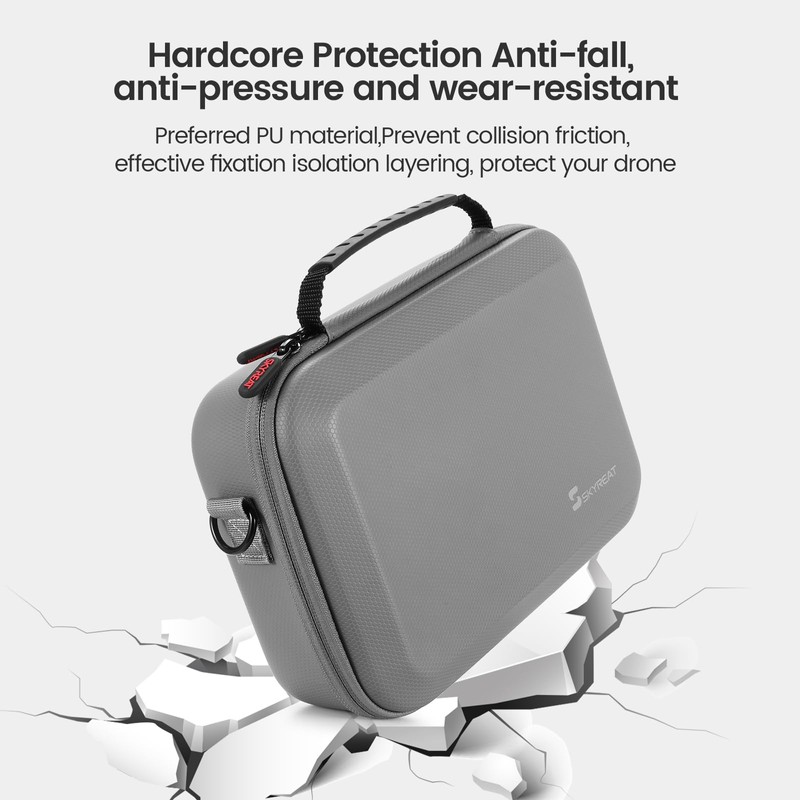 SKYREAT Mini 5 Pro Bag, Portable PU Leather Storage Bag,