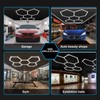 MODERN Hexagon Garage Lights，25 Pack 216W 25920LM High Brightness Hexagon