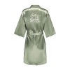 Satin Kimono Robe Women – Silk Bathrobe Bridal, Lounge Robe