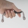 WZDXBQD 304 Stainless Steel Folding Handle 90 Degree Folding Solid