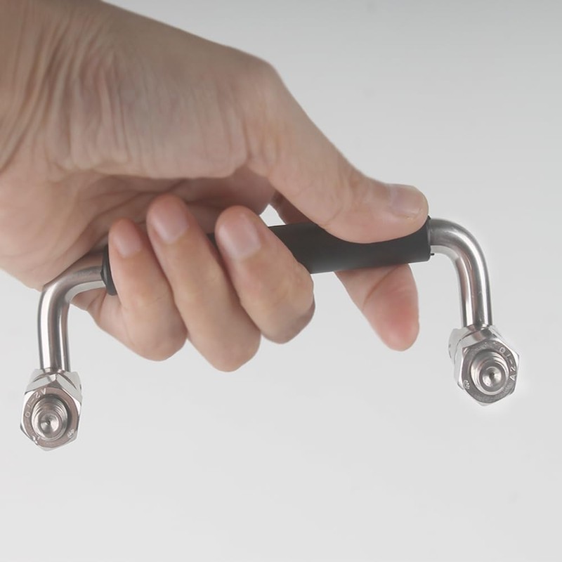 WZDXBQD 304 Stainless Steel Folding Handle 90 Degree Folding Solid