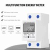 Digital Electric Energy Meter Single Phase DIN Rail Electricity Meter