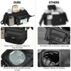 ZIOZERTT Universal Stroller Organizer with Insulated Cup Holder,Stroller Caddy Bag