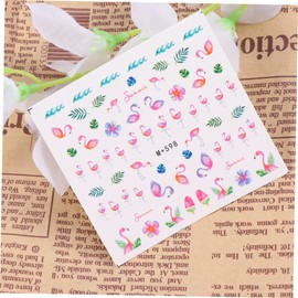 FOMIYES 12pcs Cartoon Hawaiian Fruit Leaf Nail Art Decals for Women Fun DIY Manicure Stickers for Parties Easy to Apply Nail Decoration