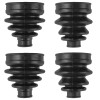 Caltric 2 Front Inner Outer Axle CV Boot Kit for