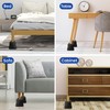 MixDora Bed Risers 5 Inch Heavy Duty Furniture Risers Square